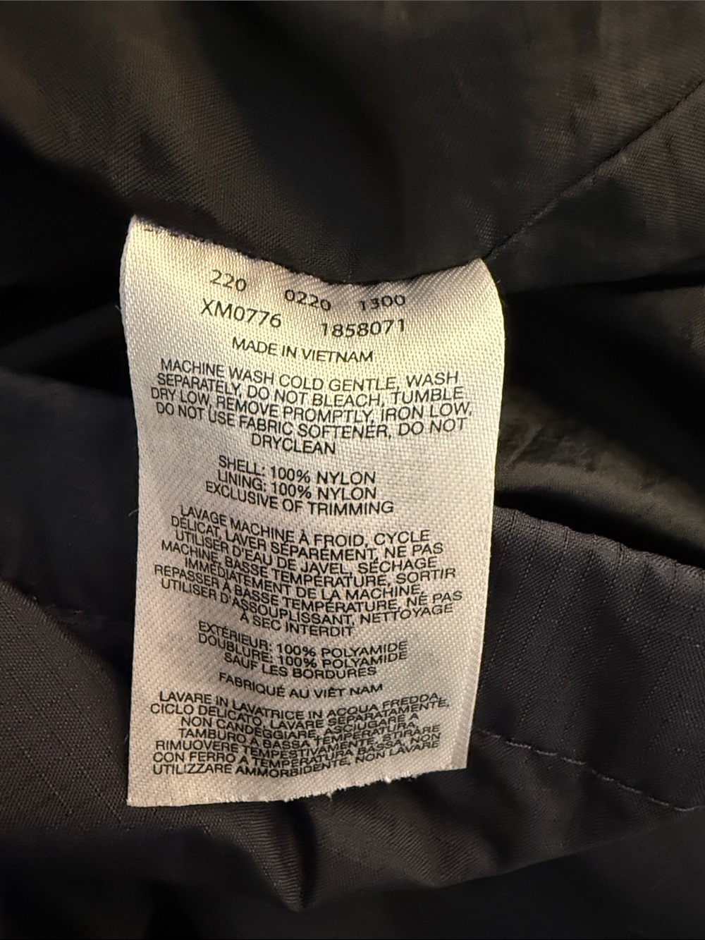 Columbia Men’s Black Hooded Rain Jacket Size Large - Picture 3 of 6